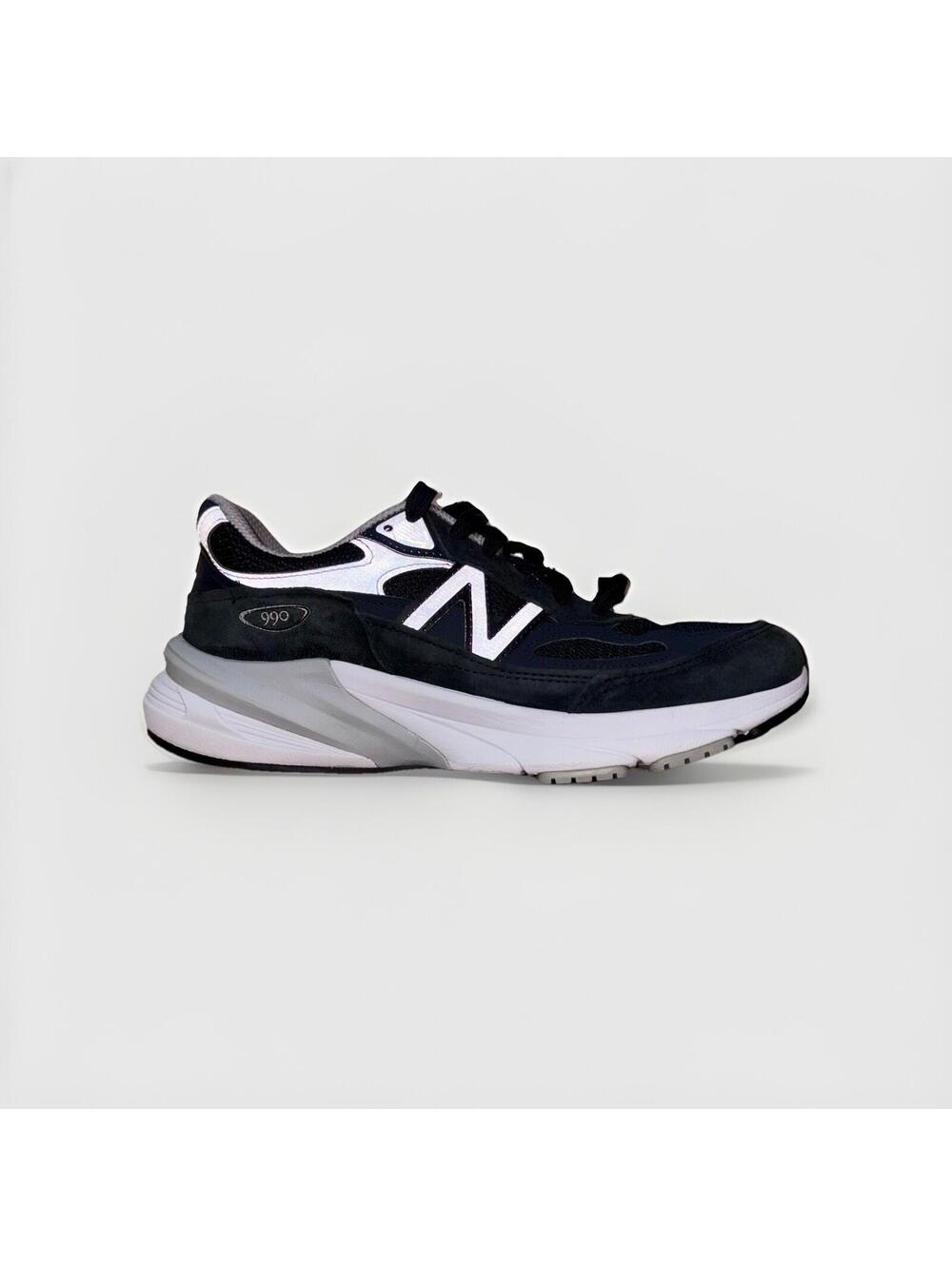 New Balance 990v6 Made In USA Navy White Running Shoes Women’s Size 8 W990NV6
